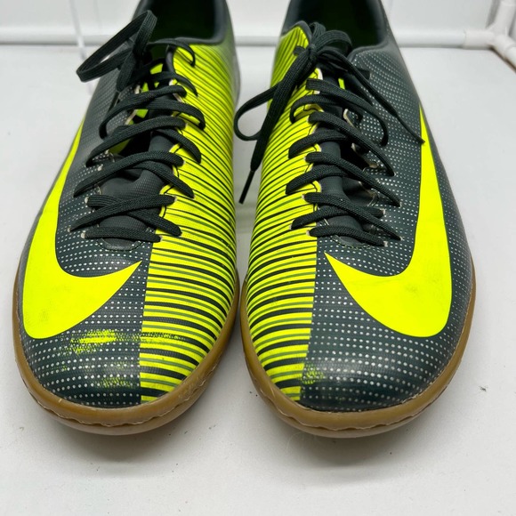 Nike Shoes Mens 11.5 Mercurial X Victory Indoor Soccer Yellow Green